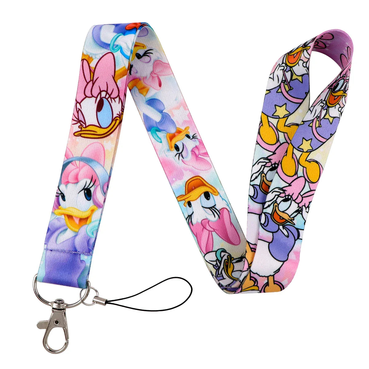 Cartoon Animal Keychain Lanyard | Anti-Lost Rope Strap for Keys