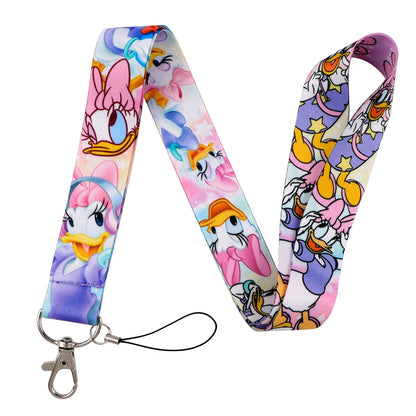Cartoon Animal Keychain Lanyard | Anti-Lost Rope Strap for Keys