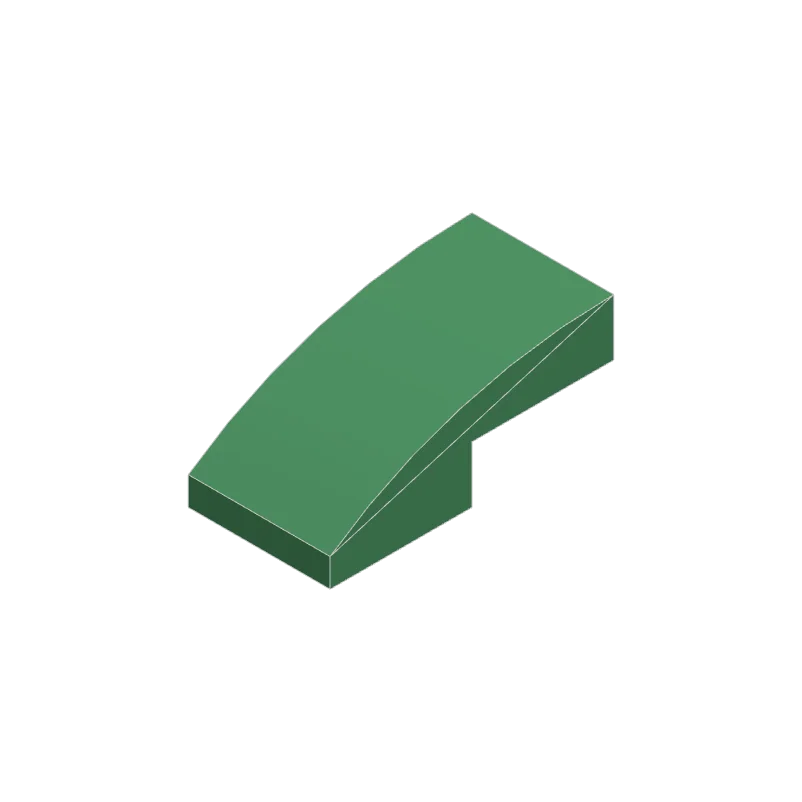 50pcs 11477 Slope Curved 2 x 1 Bricks Bulk | Modular Building Blocks for MOC