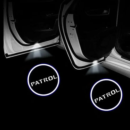 Led Car Door Welcome Light Logo Projector for Nissan Patrol 2010-2021 Ghost Shadow Atmosphere Lamps Auto Accessories