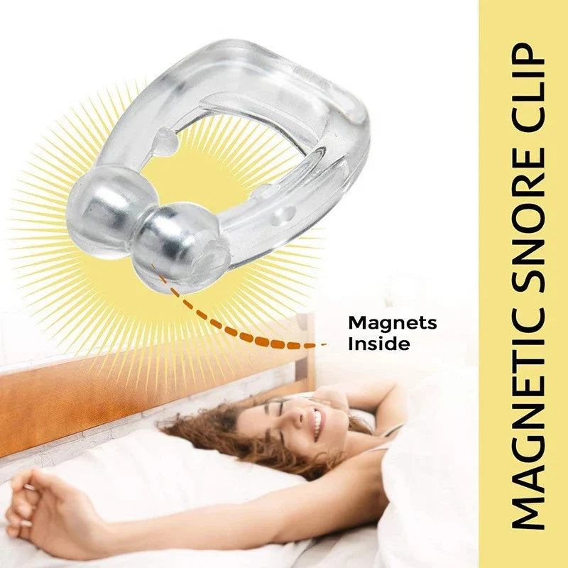 Anti Snore Nose Clip | Magnetic Sleep Aid for Quiet Nights
