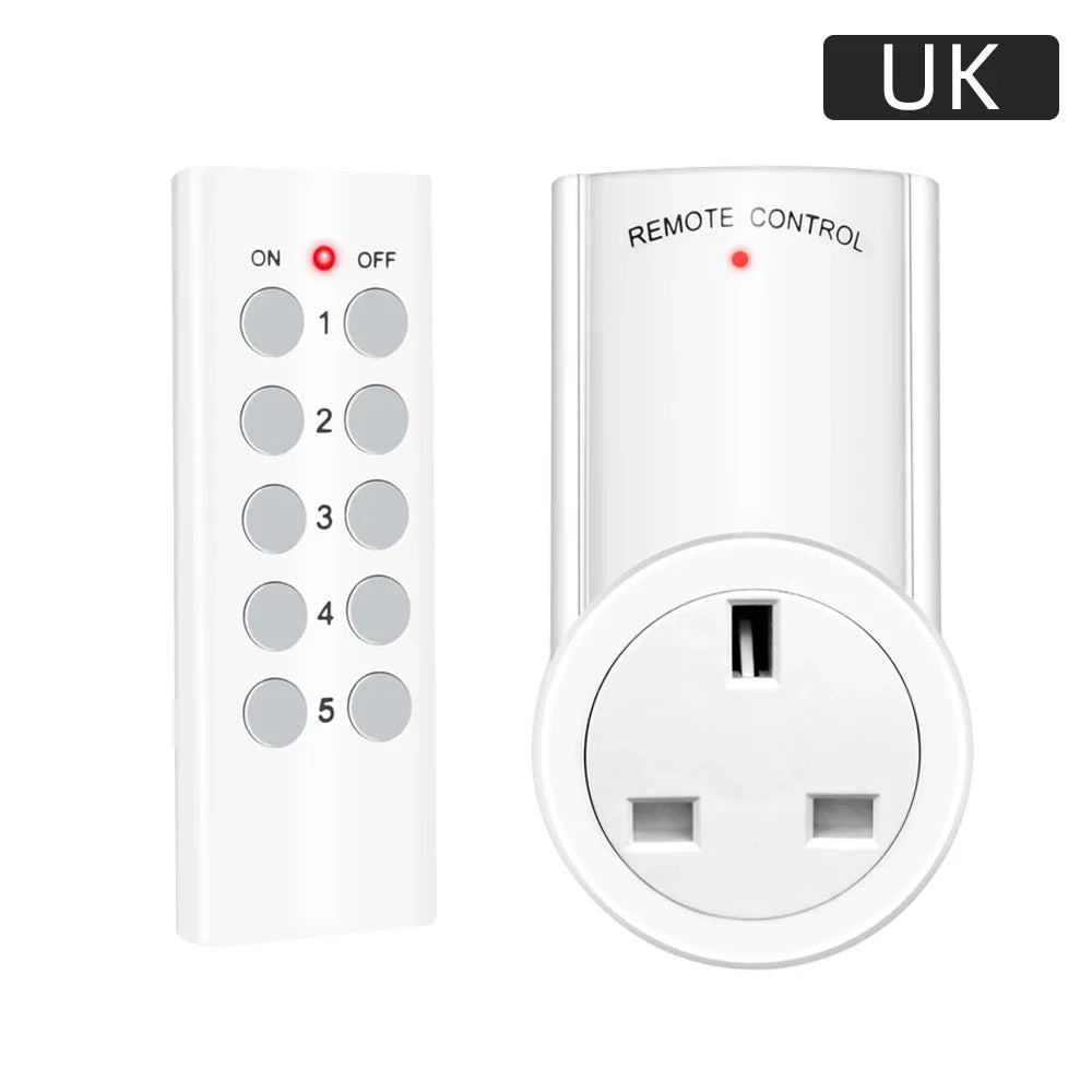 Smart Socket RF 433mhz Wireless Remote Control Outlet Adaptor Wall Electrical Switch Home Lamp For Smart Home EU UK US FR Plug