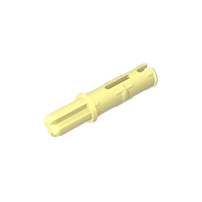 Gobricks GDS-929 Axle Pin 3L with Friction Ridges | Compatible Building Block for Technic