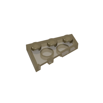 Gobricks GDS-547 Wedge Plate 3 x 2 Right | Compatible Building Block for DIY Creations