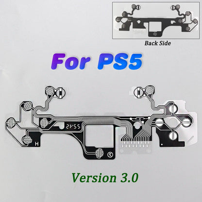1Pc Button Ribbon Circuit Board for PS3 PS4 Pro PS5 Controller | Conductive Film Keypad Flex Cable Replacement