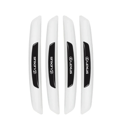 4Pcs Silicone Car Door Edge Protector Strips | Anti-Collision Pad for Lexus Models