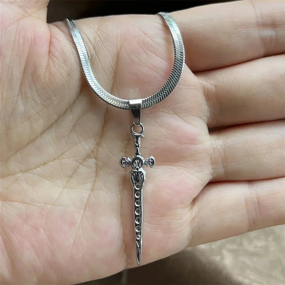 Christian Cross Necklace for Men Women | Stainless Steel Religious Pendant Jewelry