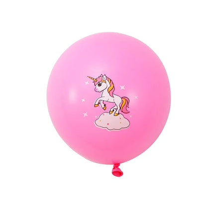 20pcs Pink Unicorn Latex Balloons | Unicorn Theme Birthday Party Decoration