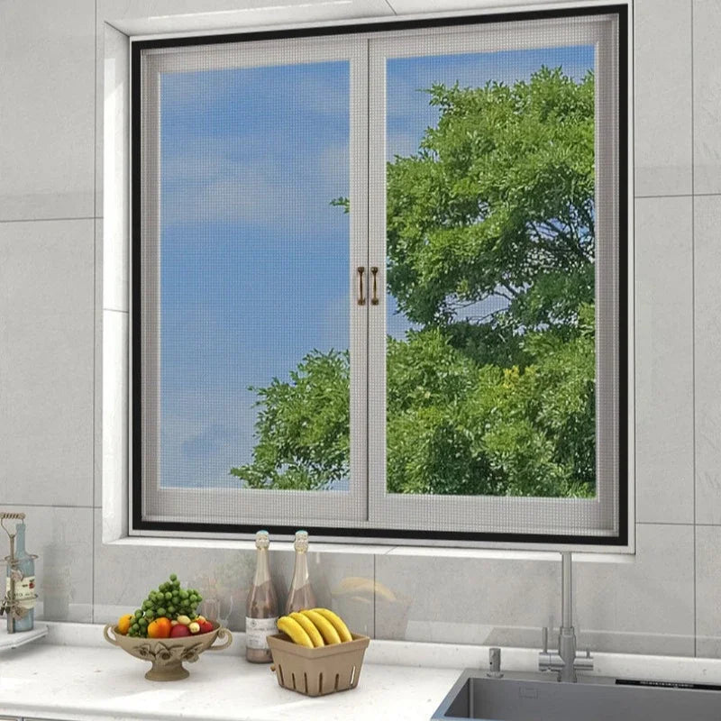 Self Adhesive Anti Mosquito Window Screen | No Punching Mesh Net for Home