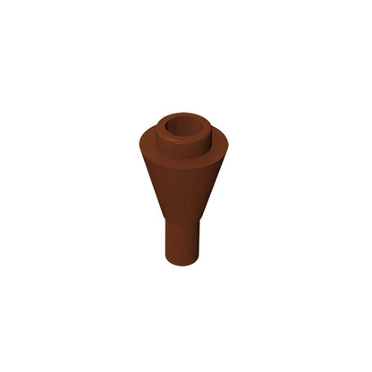 Gobricks GDS-1138 Cone 1 x 1 Inverted with Bar | Building Block for DIY Creations