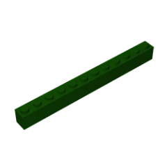 Gobricks GDS-538 Brick 1 x 12 | Compatible Building Block Pieces for DIY Construction
