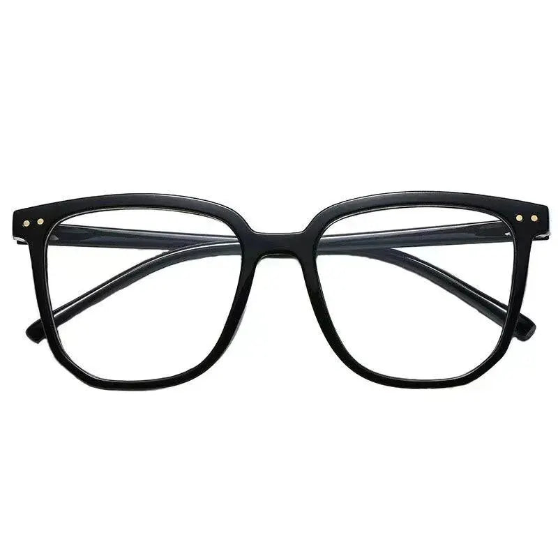 Anti-Blue Light Glasses for Women - Retro Oval Lightweight Plastic Frames with Gradient Lenses