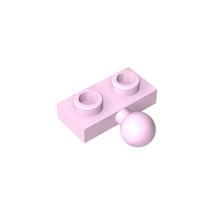 Plate, Modified 1 x 2 with Tow Ball on Side | Gobricks Building Block
