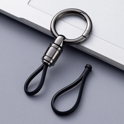 Heavy Duty Metal Keychain | Business Anti-Lost Key Ring