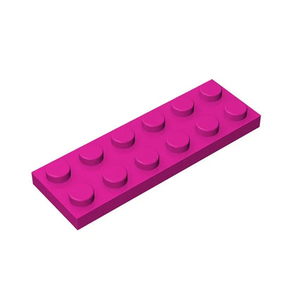 Plate 2 x 6 Building Block | Compatible Building Brick for DIY Creations