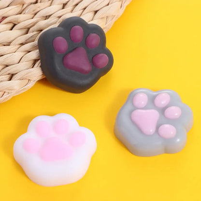 Mini Cat Paw Squeeze Toy | Silicone Pinch Decompression Toy