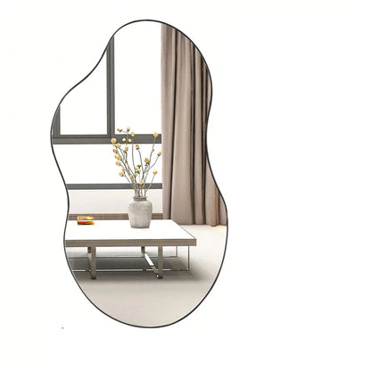 1pc Irregular Wall Mirror Cloud Mirror Asymmetric Acrylic Wall Mirror Suitable For Home Decoration, Room, Bathroom Living Room