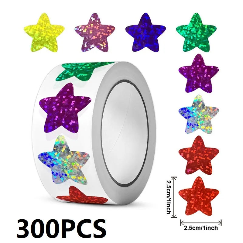 100-500PCS Thank You Stickers | Heart Shaped Merci Labels for Packaging and Gifts
