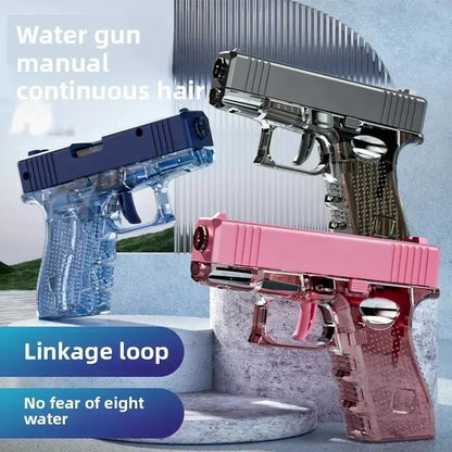 Hot Mini Desert Eagle Water Gun | Continuous Firing Toy Pistol for Summer Outdoor Fun