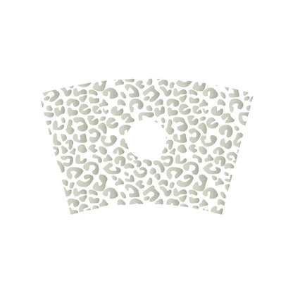 Leopard Pattern Full Wrap Vinyl Sticker for 24 oz Cold Cup | Cheetah Coffee Cup Decal