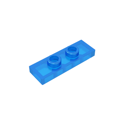 Gobricks GDS-1504 Plate, Modified 1 x 3 with 2 Studs (Double Jumper) | Compatible Building Block Piece