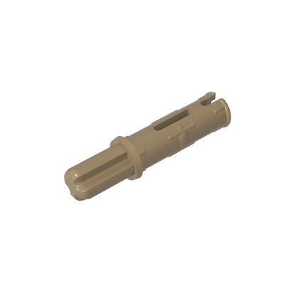 Gobricks GDS-929 Axle Pin 3L with Friction Ridges | Compatible Building Block for Technic