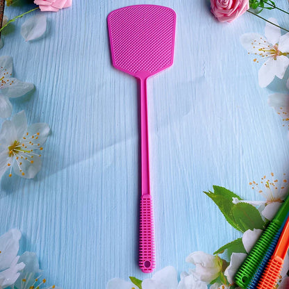 Large Plastic Fly Swatter | Extended Handle Manual Mosquito Swatter