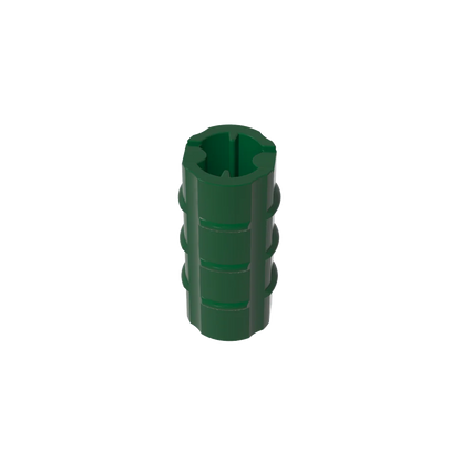 Gobricks Cross Axle Extension M 3 Ribs | Compatible Technical Building Block Connector