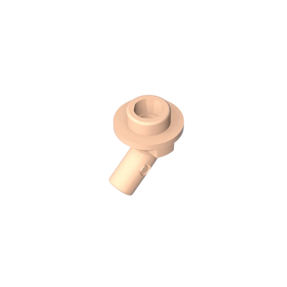 Gobricks GDS-2192 Bar, Angled with Stud on End | Compatible with Lego 65578 Technical Building Block