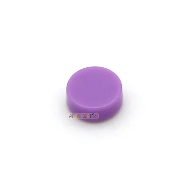 100pcs 1x1 Round Building Blocks Bricks | 33 Color DIY Educational Toy Set