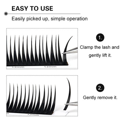 Winky Beauty 07 C/D Wet Eyelash Extension | Manga Wispy Spikes Lashes for Cosplay