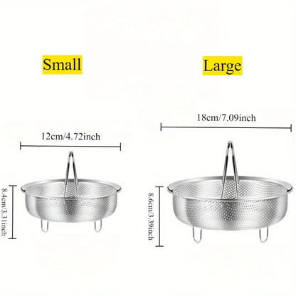 304 Stainless Steel Food Steamer Basket for Egg Meat Prssure Cooker Rice Steam Basket