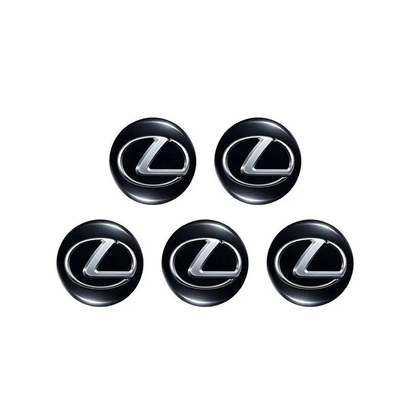 14/15MM Car Remote Key Sticker Aluminum Emblem Decoration Decal For Lexus