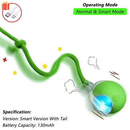 Interactive Smart Cat Toy Ball | Automatic Rolling Ball with Obstacle Avoidance