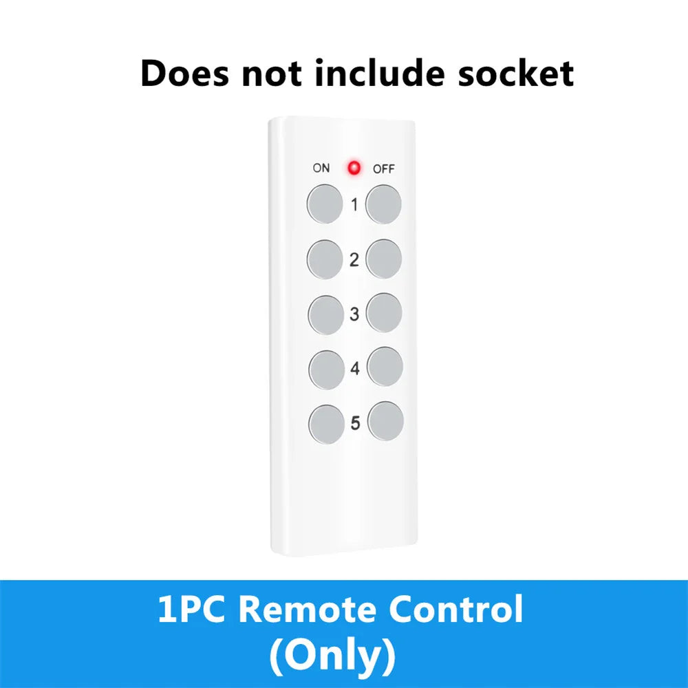 Smart Socket RF 433mhz Wireless Remote Control Outlet Adaptor Wall Electrical Switch Home Lamp For Smart Home EU UK US FR Plug