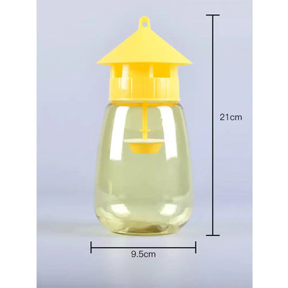 Fruit Fly Trap Killer | Yellow Plastic Drosophila Trap for Orchard and Garden Pest Control