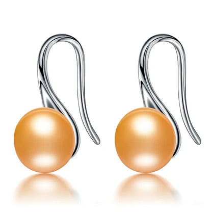 Dainashi Freshwater Pearl Earrings | 925 Sterling Silver Drop Earrings for Women