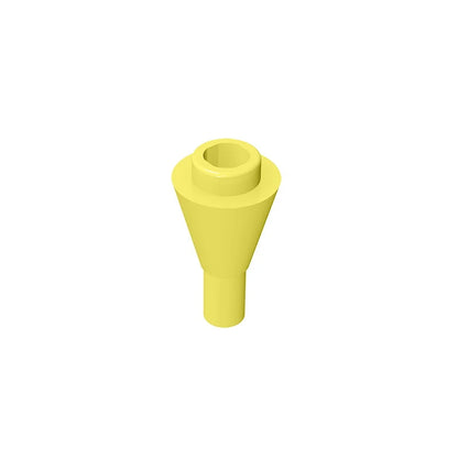 Gobricks GDS-1138 Cone 1 x 1 Inverted with Bar | Building Block for DIY Creations