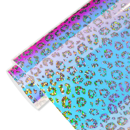 Rainbow Gradient Adhesive Craft Vinyl Sheet | Self-Adhesive Decal for DIY Crafts, Walls, Windows, Cars, Mugs, and Christmas Decorations