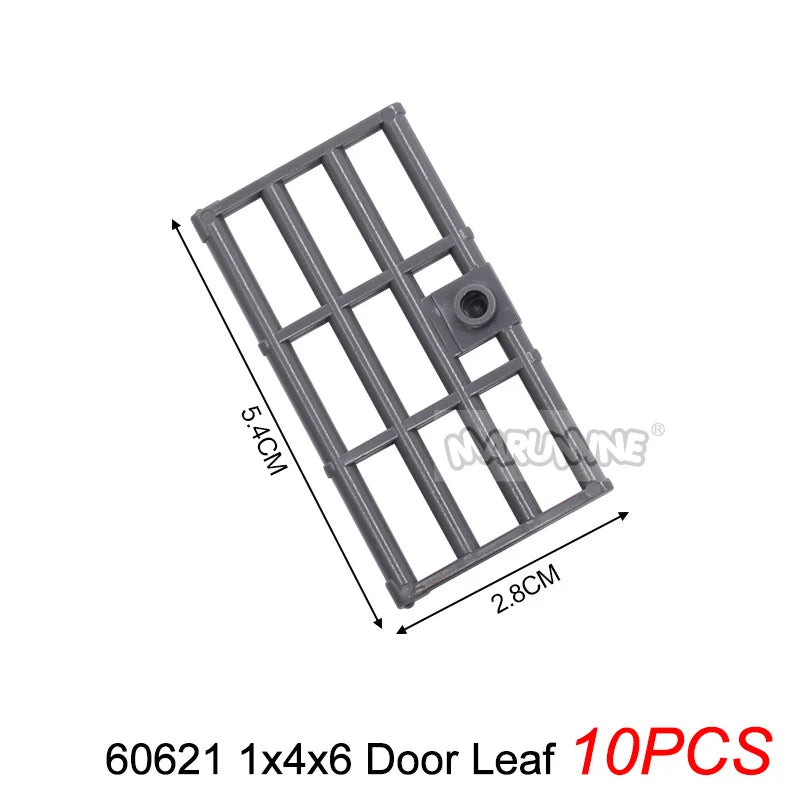 Marumine Window and Door Building Blocks | Compatible City House Parts Set