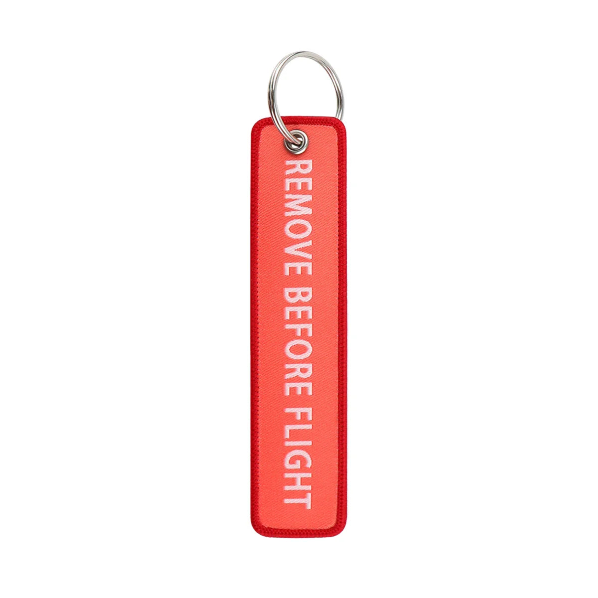 Aviation Sign Embroidery Key Fob | Motorcycle Keychain and Gift Accessory