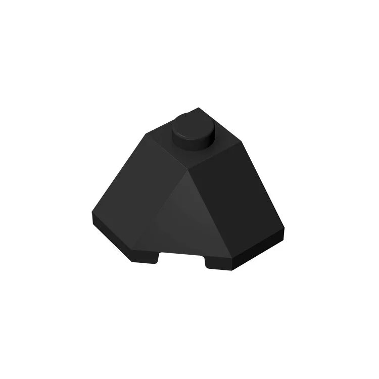 ROOF TILE 2x2x1 45 Degree Bottom | Compatible Building Block for Creative DIY