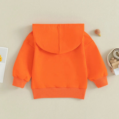 Kids Solid Color Hoodie | Long Sleeve Pullover for Toddlers