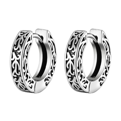 Stainless Steel Small Hoop Earrings for Men | Hypoallergenic Huggies