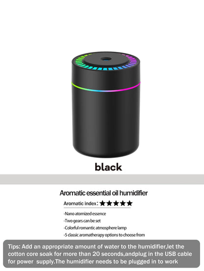 180ml Aromatherapy diffuser Humidifier Aromatherapy essential oil Air purifier Sleeping car carrying home LED 7 color light