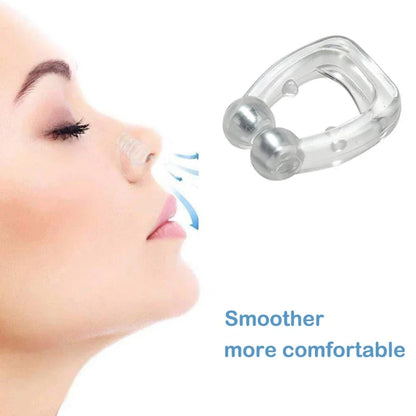 Anti Snore Nose Clip | Magnetic Sleep Aid for Quiet Nights