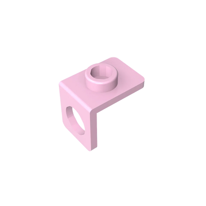 Gobricks GDS-1165 Minifig Neck Bracket with Back Stud | Thin Back Wall Building Block