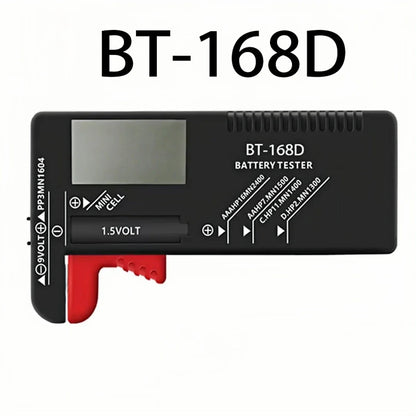 Digital Battery Capacity Tester | BT-168 PRO BT-168D Voltage Meter for AA AAA C D 9V Cells