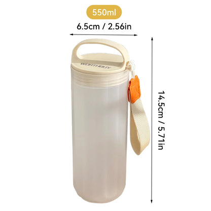 WORTHBUY Portable Plastic Water Bottle | Leak-proof Heat-resistant Tumbler for Travel and Sport