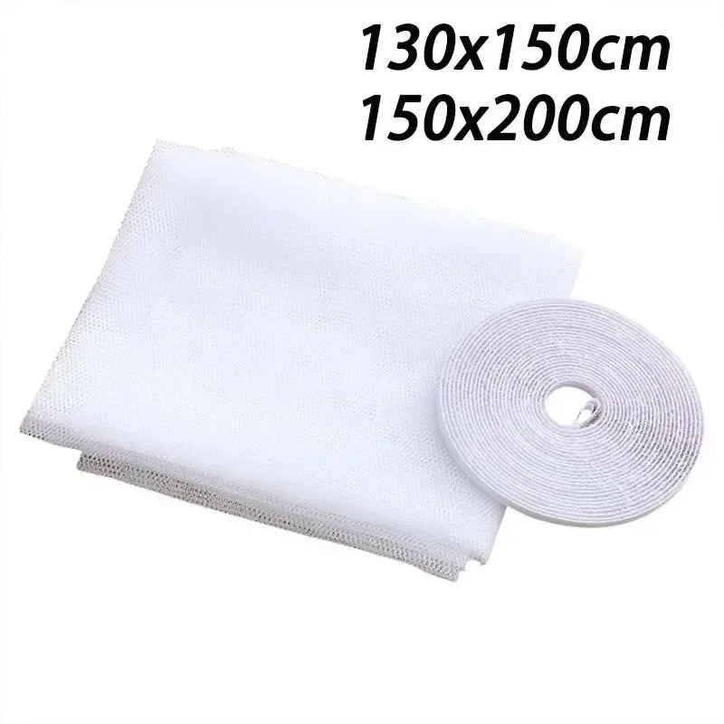 Self-Adhesive Mosquito Window Screen | No-Drill Insect Net for Home and Garden